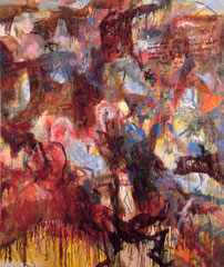 "Hohe Empfindung", 180 x 153 cm, Öl auf Leinen, 1998