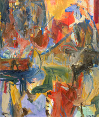 "Nase", 130 x 110 cm, Öl auf Leinen, 1996