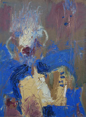 "Diva", Din A4, Mischtechnik auf Papier, 1997