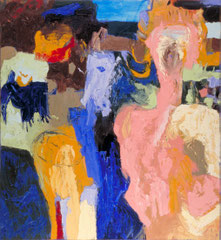 "Peyotl", 145 x 125 cm, Öl auf Leinen, 1996