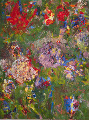"Wiese", 80 x 60 cm, Öl auf Leinen, 1994