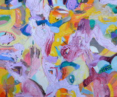 "Hell Hell", 50 x 60 cm, Öl auf Leinen, 2015