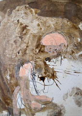 "O.T.", Din A4, Mischtechnik auf Papier, 1997