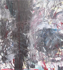 "Schnippler", 130 x 110 cm, Öl auf Leinwand, 2008