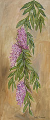 Glicine, 2010.  Olio su tela,  cm. 30 x 70