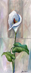 Calla, 2010.  Olio su tela,  cm. 30 x 70