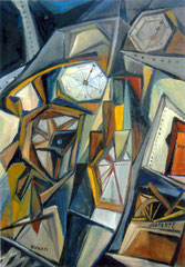 La plancia, 2009.   Olio su tela,   cm.  50 x 70