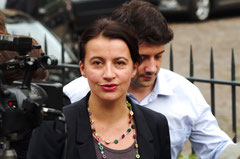 Cécile Duflot, ex-ministre du logement, députée EELV. Journées parlementaires d'EELV 2013