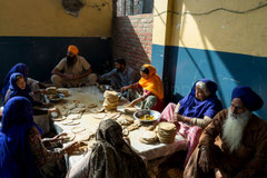 Temple d’Or des Sikhs - Machine à Chapatis © Olivier Philippot