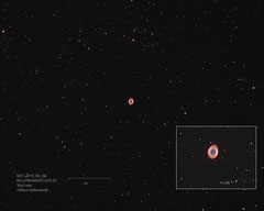 M57 (Leier), Teleskop BorenSimon 8"f3.6, Kamera ATIK460EXc+LPS-D1