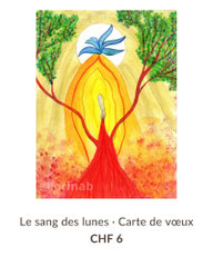 Le sang des lunes carte de voeux