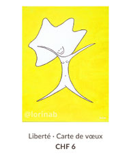 Liberté carte de voeux