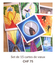 Set de 15 cartes de vœux