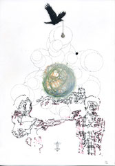 "Alignement#3" 29 x 21cm R.K. 2020
