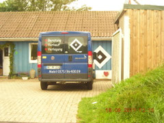 Ein Fliesenleger und HSV-fan in Süddorf/Amrum