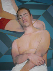 "Saint Sébastien", 2012, 92x70, acrylique sur toile ©