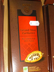 Grand Noir Zartbitter, Bio Schokolade 70 % Cacao