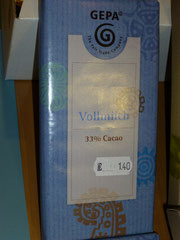 Vollmilch, 33 % Cacao