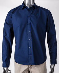 Guapo - Herrenhemd aus Bio-Baumwolle, Mitternachtsblau