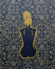 3.6 Elizabeth Taylor Reine, huile sur toile, 80 x 100 cm