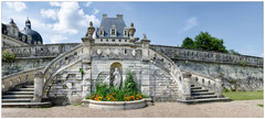 Château de Valencay - escalier coté jardin