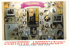 in the room, the 1988 35th anniversary Corvette at the Gateway Arch in St Louis, Missouri/postcard 1993