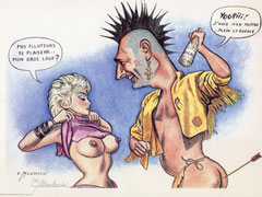 mustacchi /signé par l'artiste