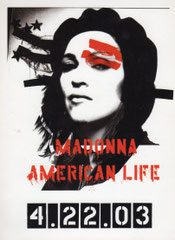 AMERICAN LIFE 4.22.03/CARTE PROMO STICKERS