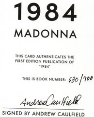 1984 MADONNA / VERSO