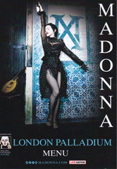 LONDON PALLADIUM MENU