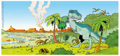 "Glück gehabt, kleiner Dino!", Seite 26/27 (2017) - G&G Verlag, Wien