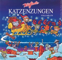 Katzenzungen Weihnachtspackung (1999) - Lindt & Sprüngli, Wien