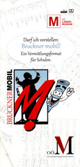 Logo für "Bruckner mobil" - Folder für OÖ. Landesmuseum (2016) 