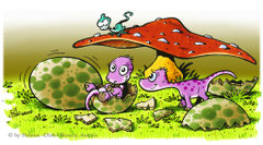 "Das Nest im Wald" (Durchstarten Deutsch Diktate, 2008) - Veritas Verlag, Linz