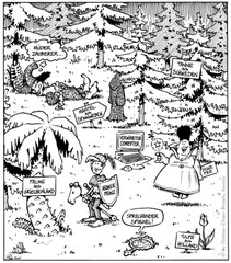 "Zauberwald" aus "Euralia und Eurobär" (2001) - Veritas Verlag, Linz