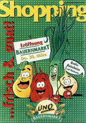 UNO Shopping, monatliche Center-Zeitung (1995-1997) - Agentur: Trademark, Linz