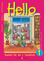 "Hello 1" Englischbuch für die Volksschule (1998) - Veritas Verlag, Linz