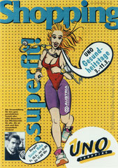 UNO Shopping, monatliche Center-Zeitung (1995-1997) - Agentur: Trademark, Linz