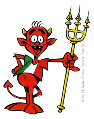 Logo-Figur für "La Pizza" - Agentur: Trademark, Linz (1994)