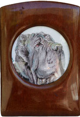 "Mastif" O 9 cm Aquarell 2012