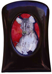 "Peruanischer Nackthund" 13 x 9 cm Aquarell 2012