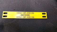 Tarjeta TGR para identificación de conductores, contenidos variables, buril Láser.