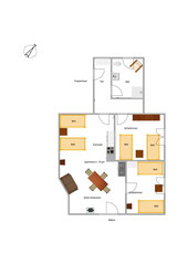 Grundriss Apartment 6