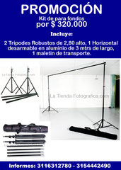 Stand para fondos Nacional $ 320.000 de 3 x 3 - $ 220.000 de 2 x 2 mt