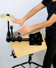 cajon sound bridge shaker jingle cymbal splash zusatzinstrument add on spielen weltneuheit tools