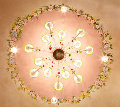 Hand painted ceiling. All rights reserved
