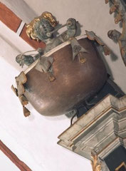 Angermünde, St. Marien, Paukenanlage der Wagner-Orgel