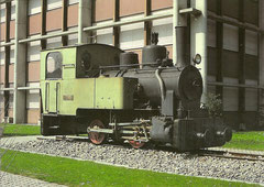 SLM-Dampflokomotive "St. Gallen" in Widnau am 18. 4. 1987