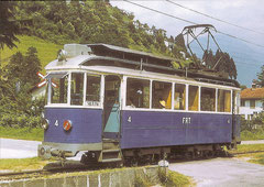 Tramwagen Be 2/4 4 im Juli 1958 bei Solduno