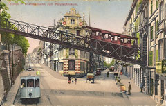 Drahtseilbahn, gelaufen 11. 4. 1915